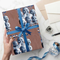 Funny Tuff Baby Meme Wrapping Paper Roll Say You Swear Viral AI Niche Baby Holding Back Laugh - Wonder Print Shop