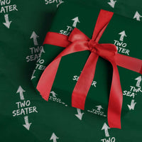 Funny Two Seater Wrapping Paper Roll Dirty Adult Humor Offensive Gag - Wonder Print Shop