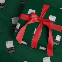 Funny Typewriter Wrapping Paper Roll I Am An Author What Is Your Superpower - Wonder Print Shop