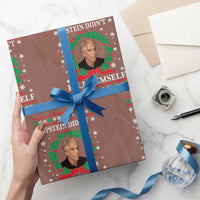 Funny Ugly Christmas Wrapping Paper Roll Epstein Didnt Kill Himself - Wonder Print Shop