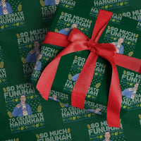 Funny Ugly Hanukkah Wrapping Paper Roll So Much Funukah To Celebrate Hanukkah Sandler - Wonder Print Shop