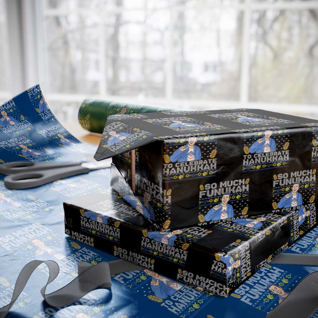Funny Ugly Hanukkah Wrapping Paper Roll So Much Funukah To Celebrate Hanukkah Sandler - Wonder Print Shop