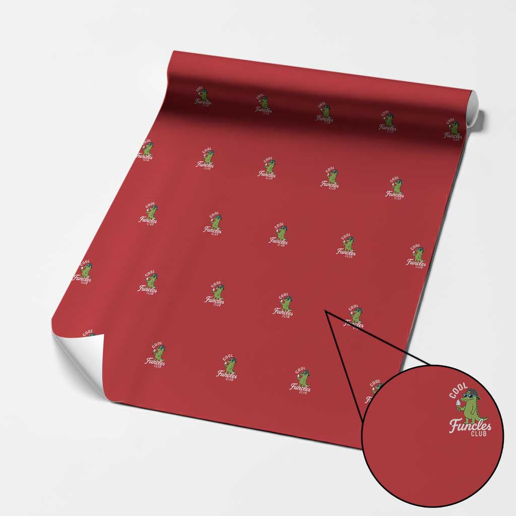 Funny Uncle Wrapping Paper Roll Cool Funcles Club Funcle Alligator