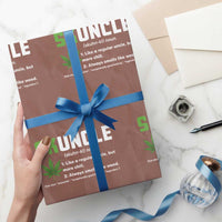 Funny Uncle Weed Smoker Wrapping Paper Roll Skuncle Definition Funny Weed Pot Cannabis Marijuana