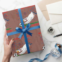 Funny USA Goose Football Wrapping Paper Roll Welcome To America We Call It Soccer