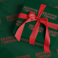 Funny Valentine Things Wrapping Paper Roll Romantic Stranger Valentine's Day Movie