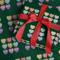 Funny Valentines Day 67 Meme Six Seven Sigma Rizz Heart Kids Wrapping Paper Roll