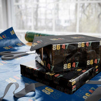 Funny Vintage 80s Style 86 47 2024 Retro Wrapping Paper Roll - Wonder Print Shop