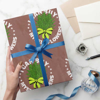 Funny Weed Cannabis 420 Wrapping Paper Roll I Can Buy Myself Flowers Marijuana Smoking - Wonder Print Shop
