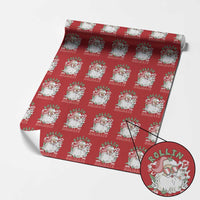 Funny Weed Christmas Wrapping Paper Roll Rollin Into The Holidays Santa Xmas - Wonder Print Shop