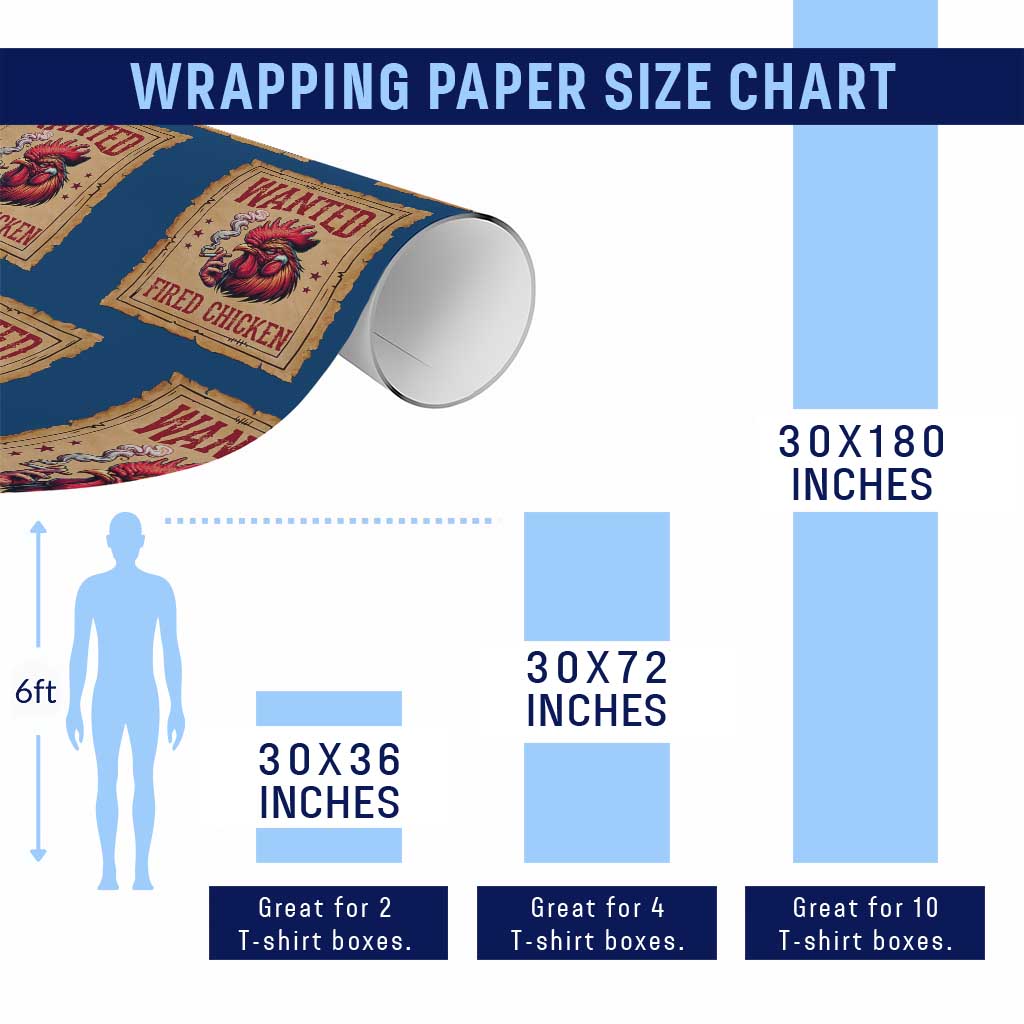 Funny Weed Lover Cannabis 420 Wrapping Paper Roll Fried Chicken - Wonder Print Shop