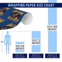 Funny Welding Bigfoot Wrapping Paper Roll Cryptid Welder Sasquatch - Wonder Print Shop