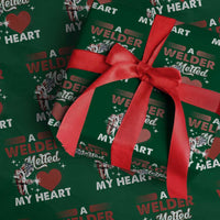 Funny Welding Welder Wife Girlfriend Wrapping Paper Roll - Wonder Print Shop