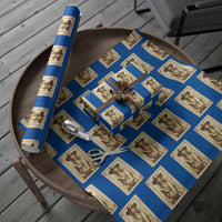Funny Western Valentine Cowgirl Queen of Hearts Card Wrapping Paper Roll