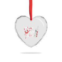 Funny Whats Your Favorite Scary Movie Heart Crystal Glass Ornament Halloween Horror Film Lover - Wonder Print Shop