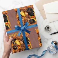 Funny Wiener Dog Wrapping Paper Roll Vintage Bootleg Gift For Dachshund Lover - Wonder Print Shop