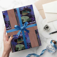 Funny Wizard Frog Fantasy Meme Wrapping Paper Roll Call Me Magic Cuz I Be Gathering MTG Gamer - Wonder Print Shop