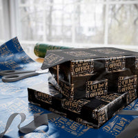 Funny Woodworking Gift Wrapping Paper Roll I Will Be In My Office