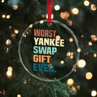 Funny Worst Yankee Swap Gift Ever Crystal Glass Ornament Christmas Gift Exchange Game - Wonder Print Shop