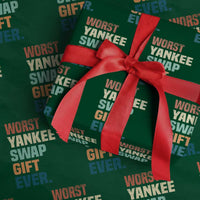 Funny Worst Yankee Swap Gift Ever Wrapping Paper Roll Christmas Gift Exchange Game - Wonder Print Shop