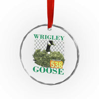 Funny Wrigley Goose Crystal Glass Ornament Section 538 Chicago - Wonder Print Shop
