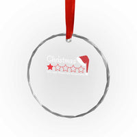 Funny Xmas Bah Humbug Crystal Glass Ornament One Star Very Bad Would Not recommend TS09