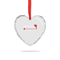 Funny Xmas Bah Humbug Heart Crystal Glass Ornament One Star Very Bad Would Not recommend - Wonder Print Shop