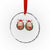 Funny Xmas Chest Joke Crystal Glass Ornament Stop Staring At My Reindeers Merry Titmas Boobs - Wonder Print Shop