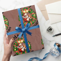Funny Xmas Chicken Lovers Wrapping Paper Roll Merry Chickmas Santa Gift - Wonder Print Shop