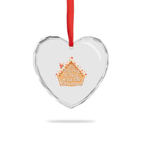 Funny Xmas Cookie Baking Heart Crystal Glass Ornament It's Beginning To Taste A Lot Like Xmas Gingerbread House - Wonder Print Shop