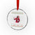 Funny Xmas Crystal Glass Ornament Aint No Party Like A Diddy Party - Wonder Print Shop