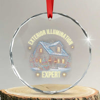 Funny Xmas Crystal Glass Ornament Exterior Illumination Expert Christmas Lights Home TS09