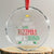 Funny Xmas Crystal Glass Ornament Have Yourself A Sigma Little Rizzmas And A Skibidi New Year - Wonder Print Shop