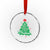 Funny Xmas Crystal Glass Ornament Have Yourself A Skibidi Little Rizzmas - Wonder Print Shop