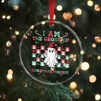 Funny Xmas Crystal Glass Ornament I Am The Ghost Of Christmas Present TS09