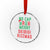 Funny Xmas Crystal Glass Ornament No Cap BRUH Merry Skibidi Rizzmas - Wonder Print Shop