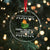 Funny Xmas Crystal Glass Ornament Warm Holiday Wishes Dumpster Fire - Wonder Print Shop