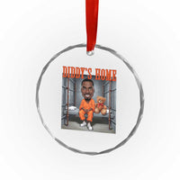 Funny Xmas Diddy Party Diddy Home Crystal Glass Ornament TS09