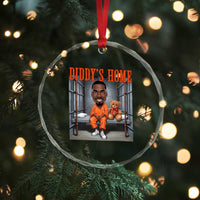 Funny Xmas Diddy Party Diddy Home Crystal Glass Ornament TS09