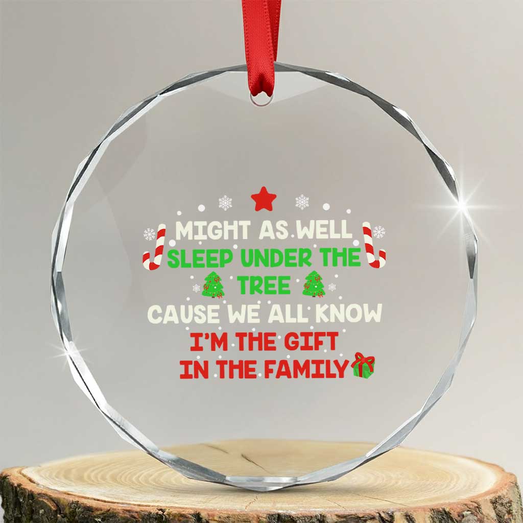 Funny Xmas Family Crystal Glass Ornament Kids Teens Christmas Pajamas Boys Girls Xmas Pajamas Gift TS10