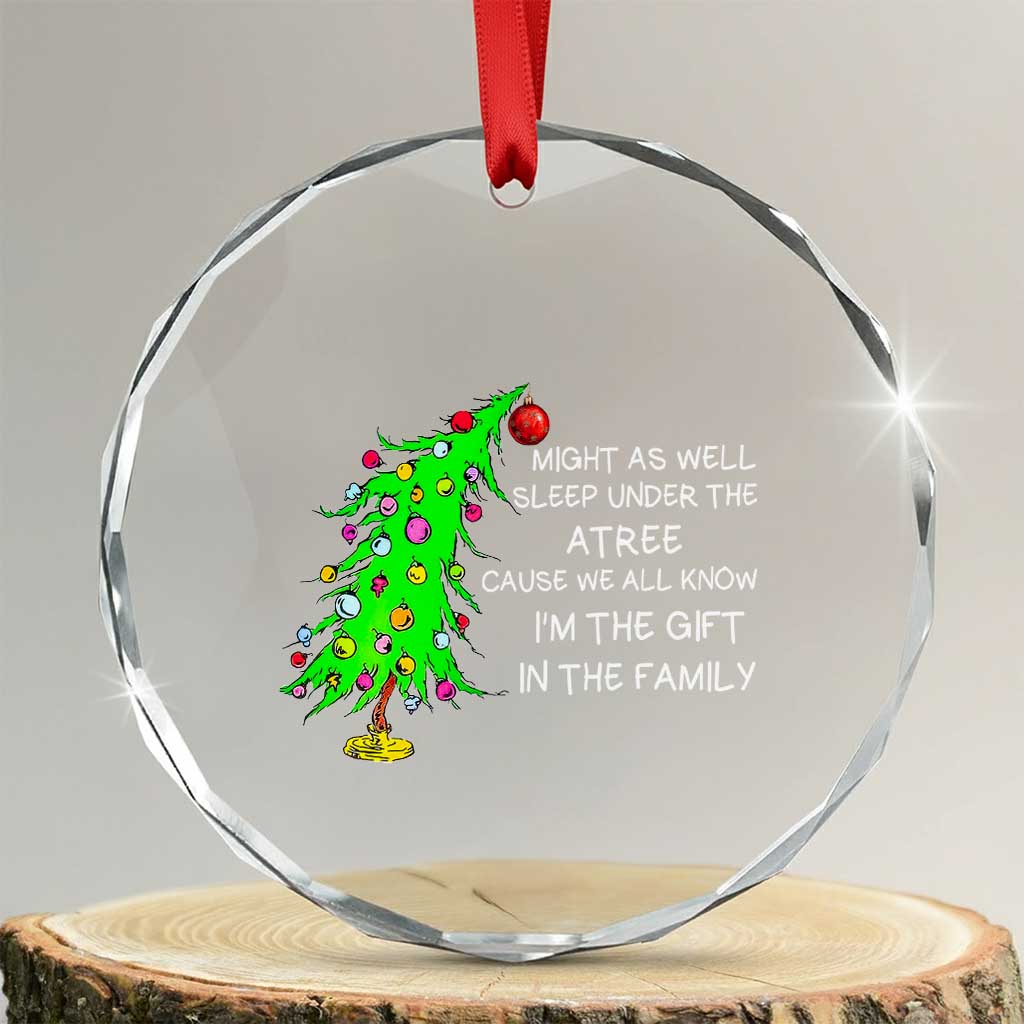 Funny Xmas Family Crystal Glass Ornament Kids Teens Christmas Pajamas Girls Boys Xmas Pajamas Gift TS10