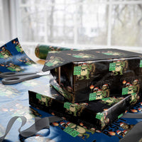 Funny Xmas Frogs Together Strong Wrapping Paper Roll Portland Resist Meme Gift - Wonder Print Shop