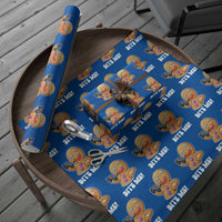 Funny Xmas Gingerbread Man Wrapping Paper Roll Funny Sexy Cookie Bite Me - Wonder Print Shop