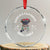Funny Xmas Grilling Crystal Glass Ornament Santa's Favorite Grill Chelf BBQ - Wonder Print Shop