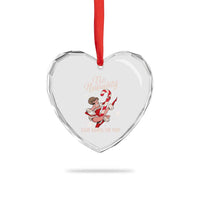 Funny Xmas Heart Crystal Glass Ornament Candy North Pole Be Naughty Save Santa The Trip - Wonder Print Shop