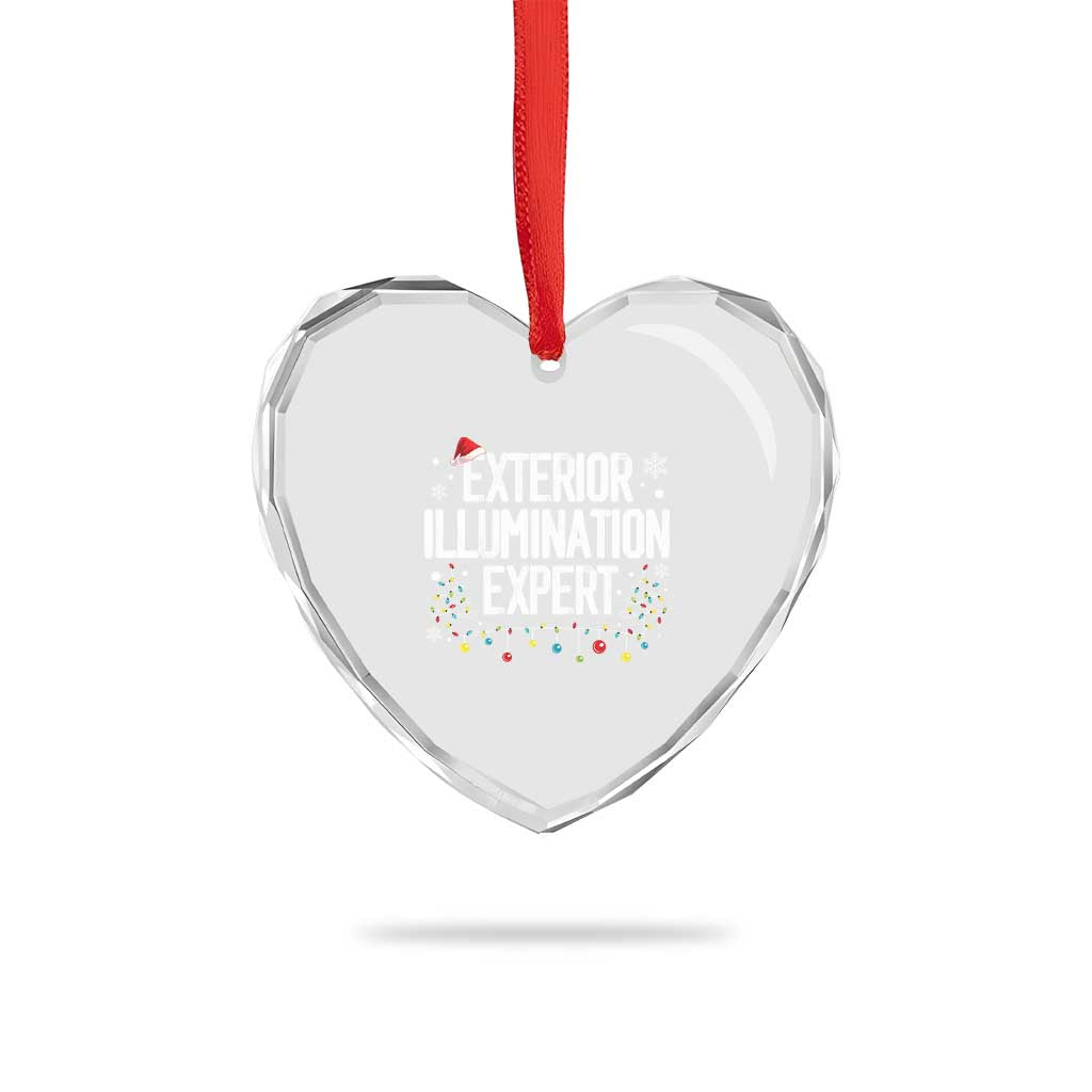 Funny Xmas Heart Crystal Glass Ornament Exterior Illumination Expert Christmas Lights - Wonder Print Shop