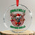 Funny Xmas Hunting Crystal Glass Ornament Jingle Bells Shotgun Shells Santa Deer - Wonder Print Shop