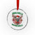 Funny Xmas Hunting Crystal Glass Ornament Jingle Bells Shotgun Shells Santa Deer - Wonder Print Shop