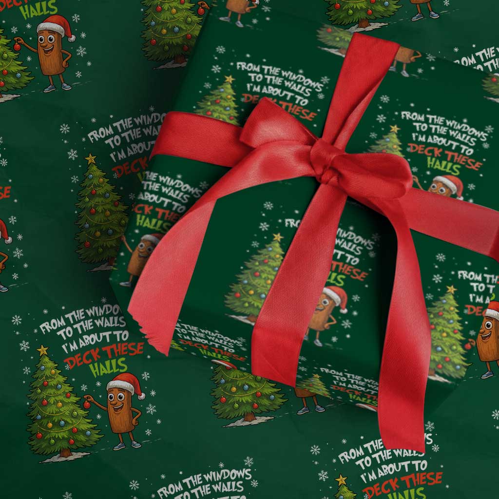 Funny Xmas Italian Brainrot Wrapping Paper Roll Funny Memes From The Windows to the Walls I'm About To - Wonder Print Shop