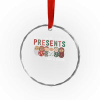 Funny Xmas Labor And Delivery Nurse Crystal Glass Ornament We Wrap The Cutest Presents L&D Nurse TS11